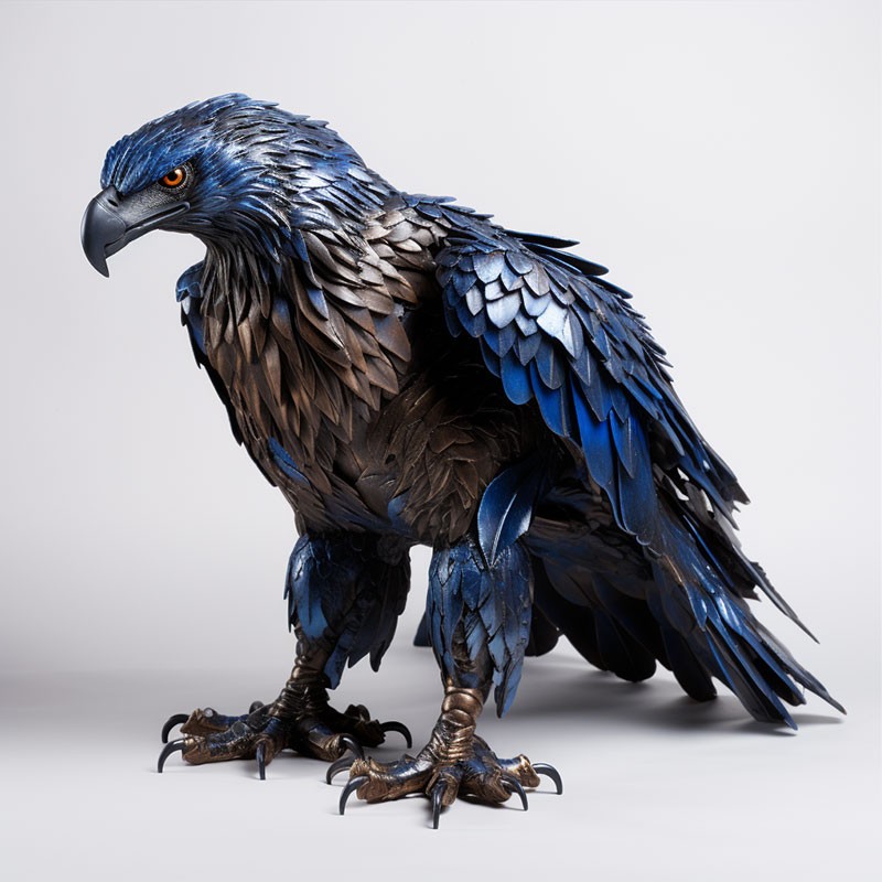 樹(shù)脂動(dòng)漫手辦定制老鷹生產(chǎn)廠家手辦模型PVC立體潮流玩具擺件