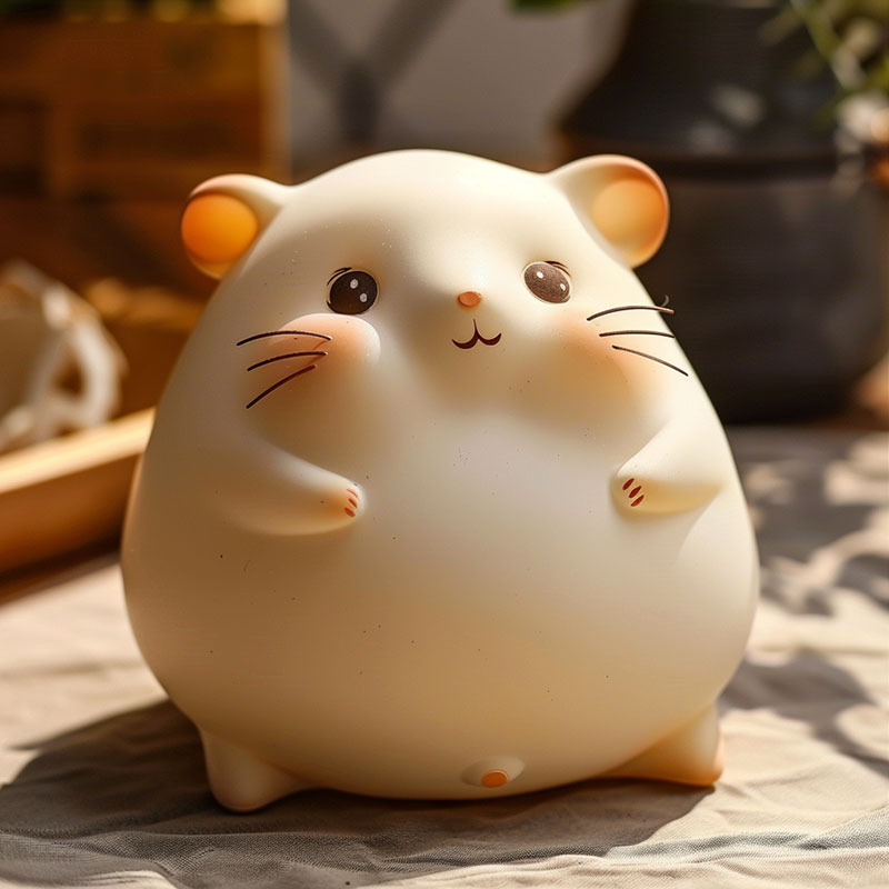 【十二生肖】慢回彈胖小鼠玩具捏捏樂解壓玩偶搪膠硅膠創(chuàng)意玩具