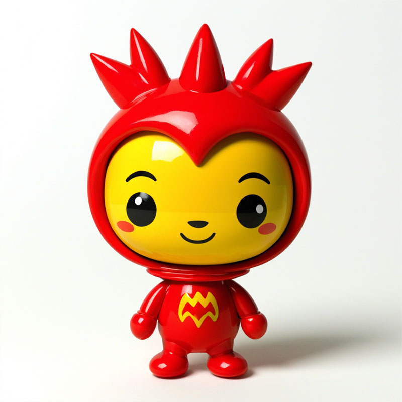 定制餐飲文創(chuàng)禮品玩具牛?；疱佇【`雙色注塑可愛(ài)擺件玩具工廠(chǎng)